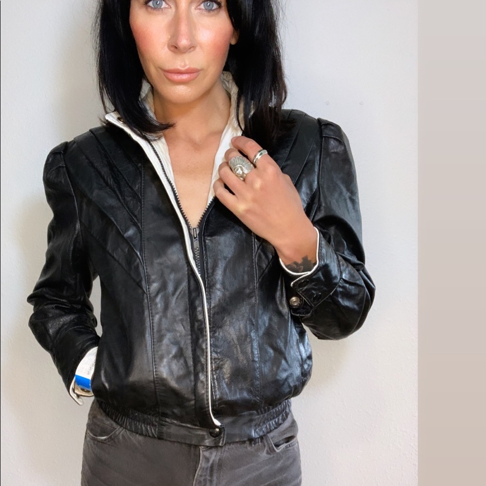 *SOLD 🦊💕* Amazing Vintage Leather Jacket